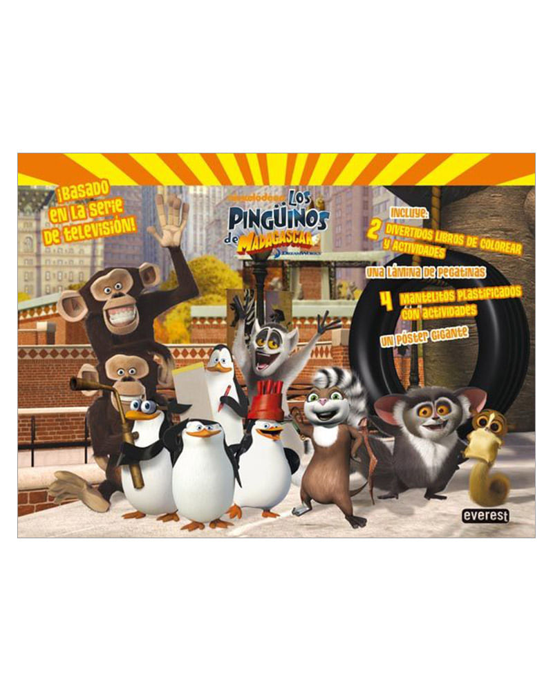 Madagascar 3. Libro de actividades con pegatinas: ¡Con más de 75