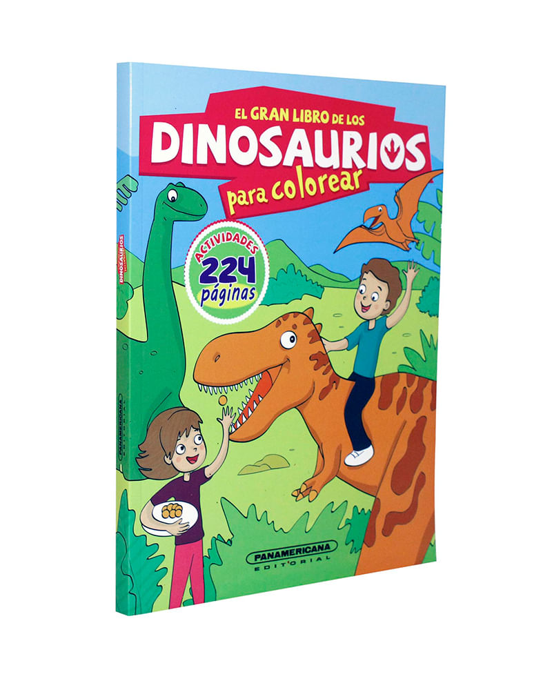 El gran libro de los dinosaurios para colorear