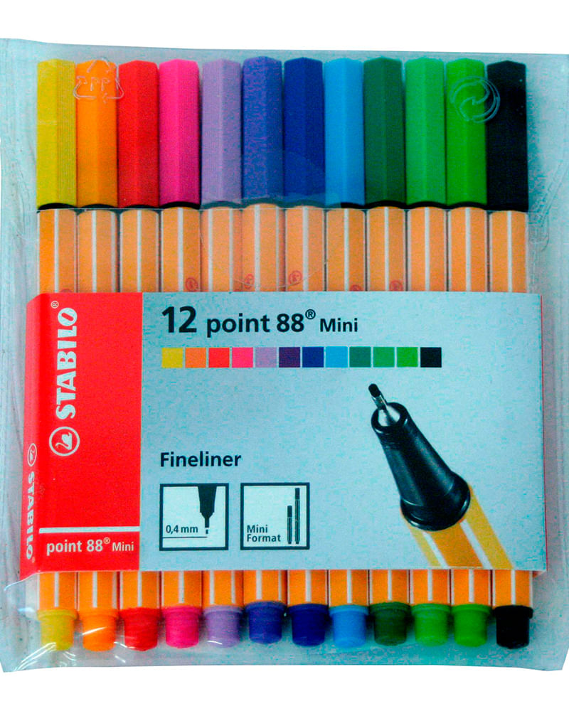 Plumígrafos Stabilo Point 88 x 15