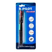Bolígrafo rectangular Pilot Acroball de 4 colores