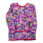 Delantal con mangas en tela antifluido, talla 8-10