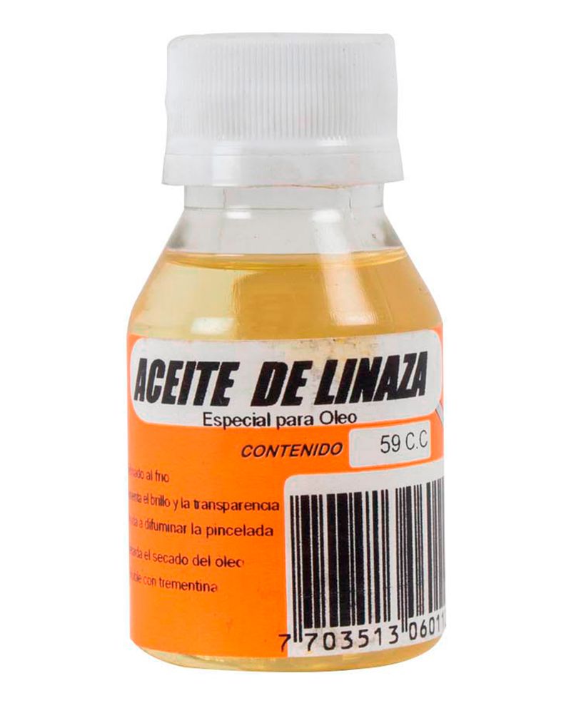 Aceite De Linaza Extra Refinado Para Óleo 60 Ml - Juan Marcet