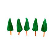 Árboles para maqueta x 5 uds., escala 1:100