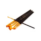 Set de pinceles planos x 6 matiz 106