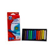 Tiza pastel suave seca x 12 unidades surtidas