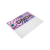Papel gofrado carta con textura de onda x 50 hojas