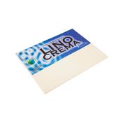 Papel gofrado lino crema x 50 hojas