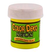 Color Deko neón amarillo para tela