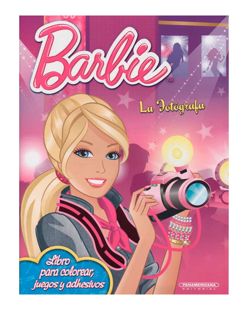 Libro para colorear con portada holográfica Barbie de Great