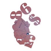 Plantilla de letras y números x 37
