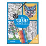 Libro azul para colorear