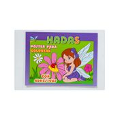 Hadas. Póster para colorear
