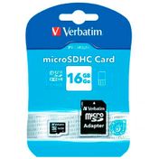 Memoria de 16 GB micro SDHC + adaptador Class 10
