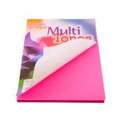 Papel multitonos tamaño carta x 100 unidades, fucsia flúor