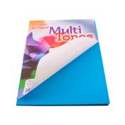 Papel carta turquesa x 100, multitonos