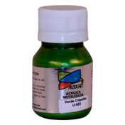 Pintura acrílica color verde crisólito x 40 cm3