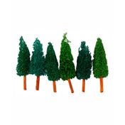 Árbol para maqueta x 6 uds., escala 1:100