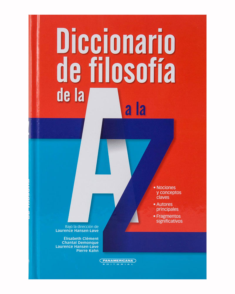 Diccionario De Filosofía De La A A La Z