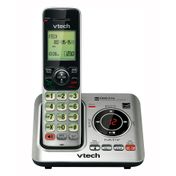 Teléfono fijo inalámbrico Vtech CS6629 con máquina contestadora, negro/gris