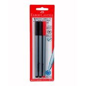 Plumígrafos x 3, negro y rojo