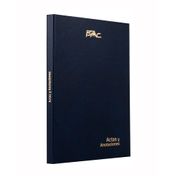 Libro de actas, tamaño oficio