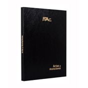 Libro de actas tamaño carta