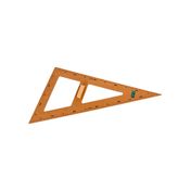 Escuadra de madera de 60° y 50 cm