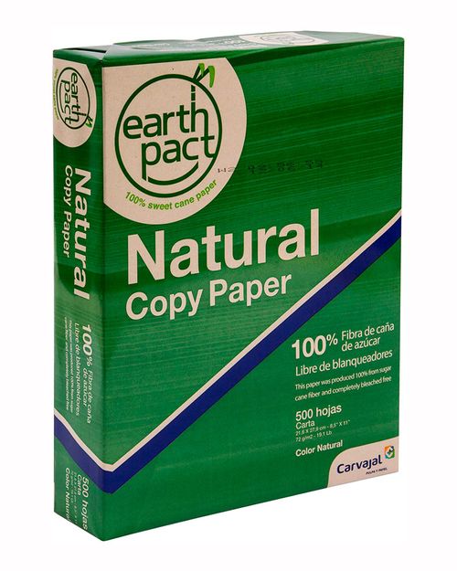 Resma de papel natural carta de 72 g x 500 hojas