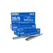 Grapas galvanizadas lisas 26/6 Rapid, grapa hasta 20 hojas