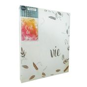 Panel para acuarela de 25 cm, boceto "C’est la vie"