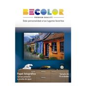 Papel fotográfico Canvas x 10 hojas A4, poliéster a prueba de agua