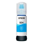 Botella de tinta Epson T504220-AL de 70 ml, color Cyan