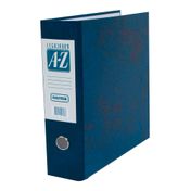 Legajador A-Z, tamaño carta, azul