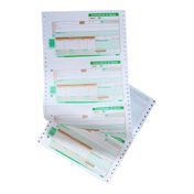 Comprobante de egreso – Autocopiante en forma continua x 1 x efectivo, Ref. Forma Minerva 2007