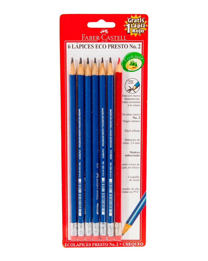 LAPIZ GRAFITO ECO HB2 FABER CASTELL