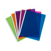 Carpeta plástica carta con bisel x 5 unidades de colores