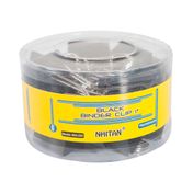 Caja de clips metálicos Nhitan x 24 unidades