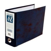 Legajador A-Z, tamaño 1/2 carta, azul