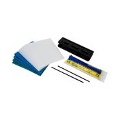 Kit de encuadernadora + carátulas + ganchos