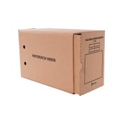 Caja de archivo inactivo con etiquetas autoadhesivas