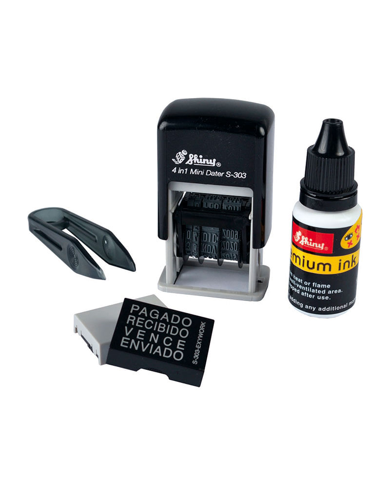 kit-de-fechador-4-en-1-shiny-fechador-almohadillas-entintadas-pinza-y-tinta-negra--7707023501042