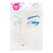 Sello de rostro en acrílico Jane Davenport