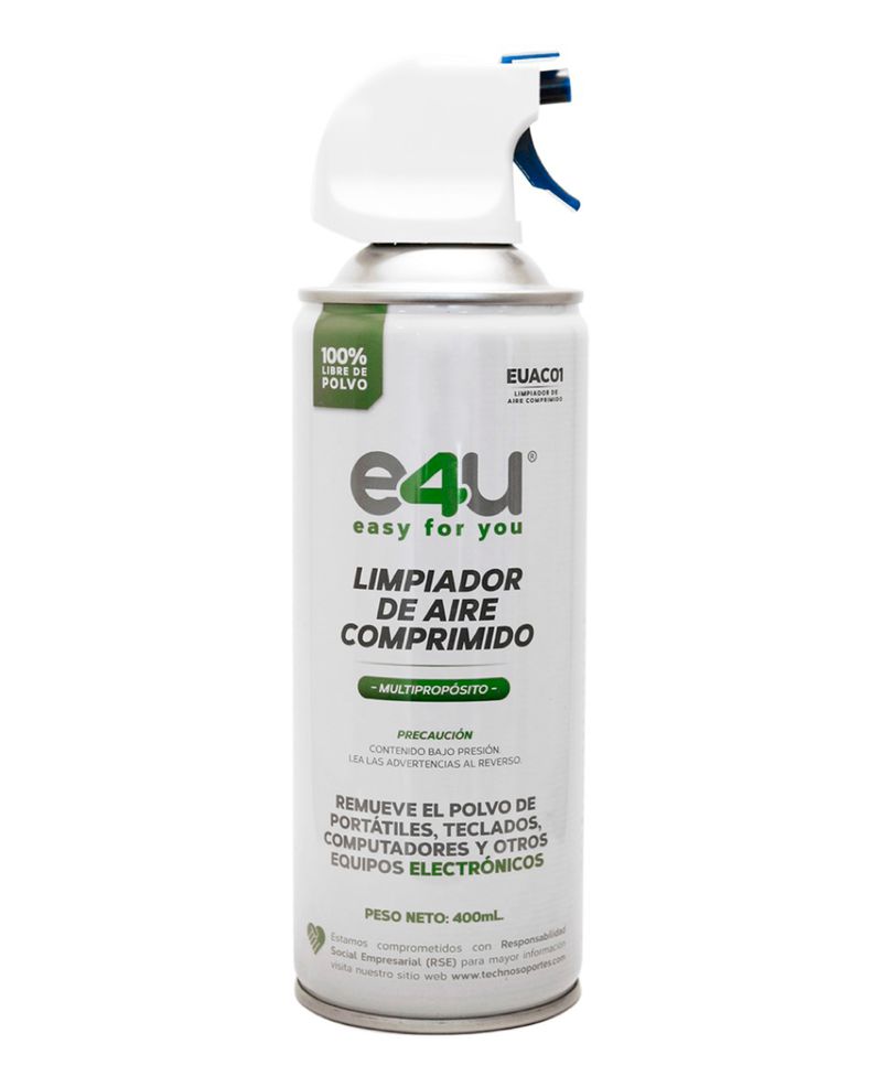 Limpiador de aire comprimido E4U de 400 ml