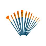 Set de 12 pinceles Royal & Langnickel taklon oro