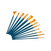 Set de 12 pinceles Royal & Langnickel taklon oro