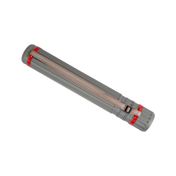 Portaplanos color gris, ajustable de 47 cm a 74.5 cm