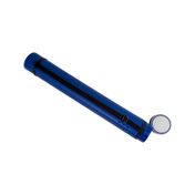Portaplanos color azul, ajustable de 62.5 cm a 103 cm