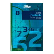 Libro de contabilidad de 100 hojas, 3 columnas