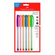Bolígrafo Faber Castell Trilux, 6 colores