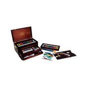Set de arte en cofre de madera Royal & Langnickel x 80 piezas